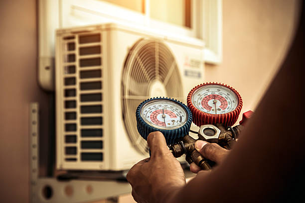 Professional Hvac technician working in Milford, OH